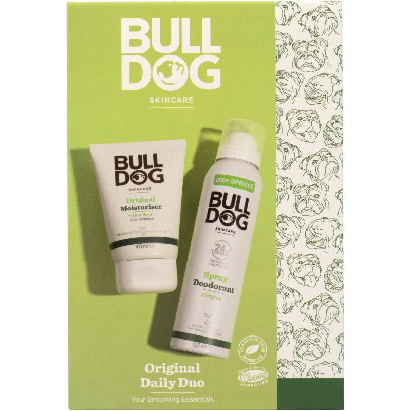 Bulldog Original Duo set cadou corp si fata pentru bărbați