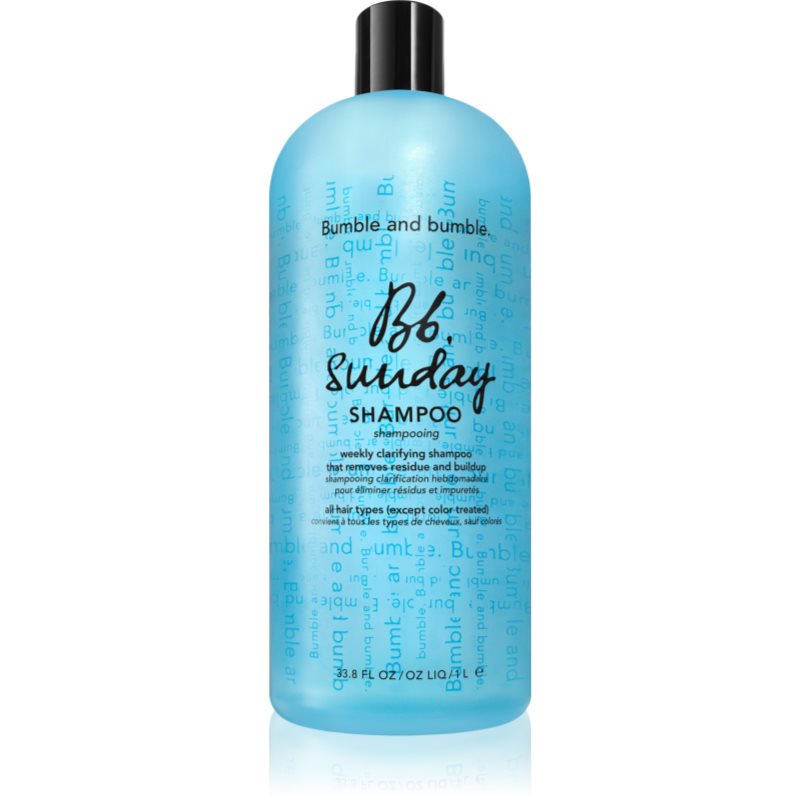 Bumble and bumble Bb. Sunday Shampoo șampon detoxifiant pentru curățare 1000 ml