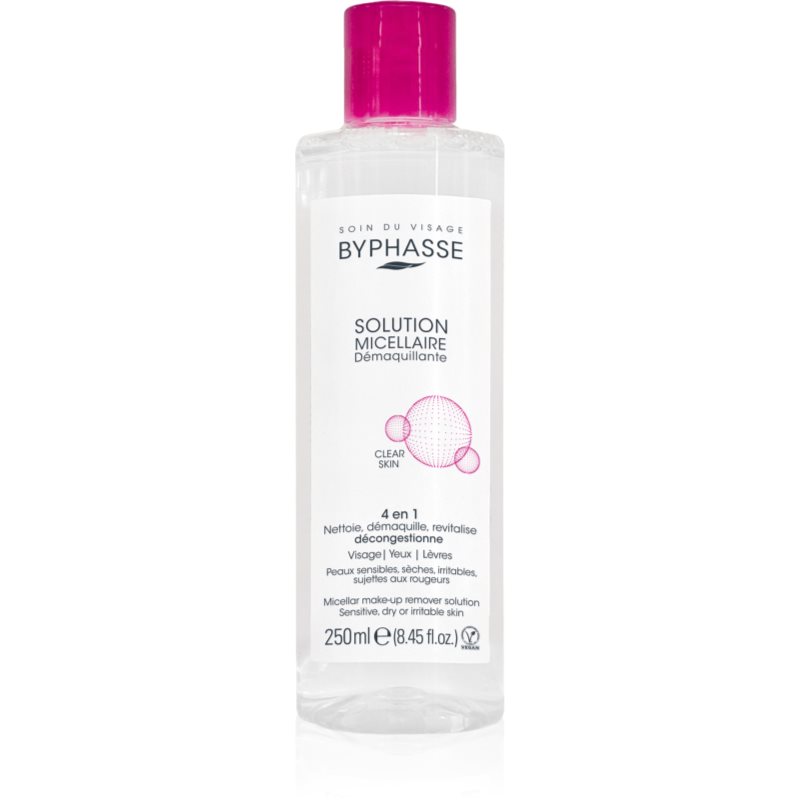 BYPHASSE Solution Micellaire lotiune tonica pentru indepartarea machiajului 250 ml