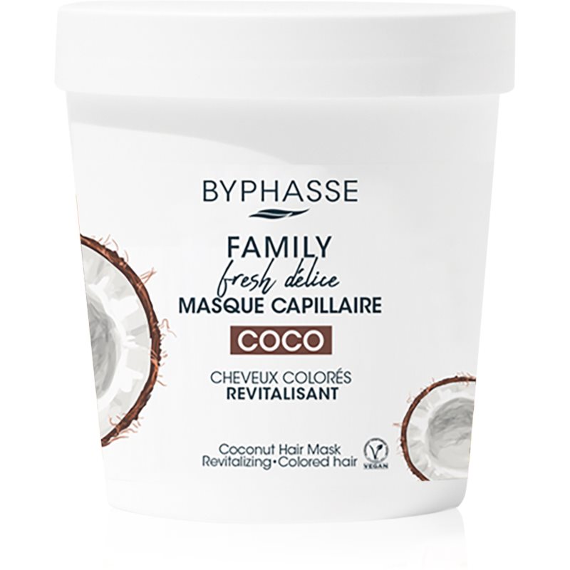 BYPHASSE Coco mască hrănitoare pentru păr vopsit 250 ml BYPHASSE Coco mască hrănitoare pentru păr vopsit 250 ml