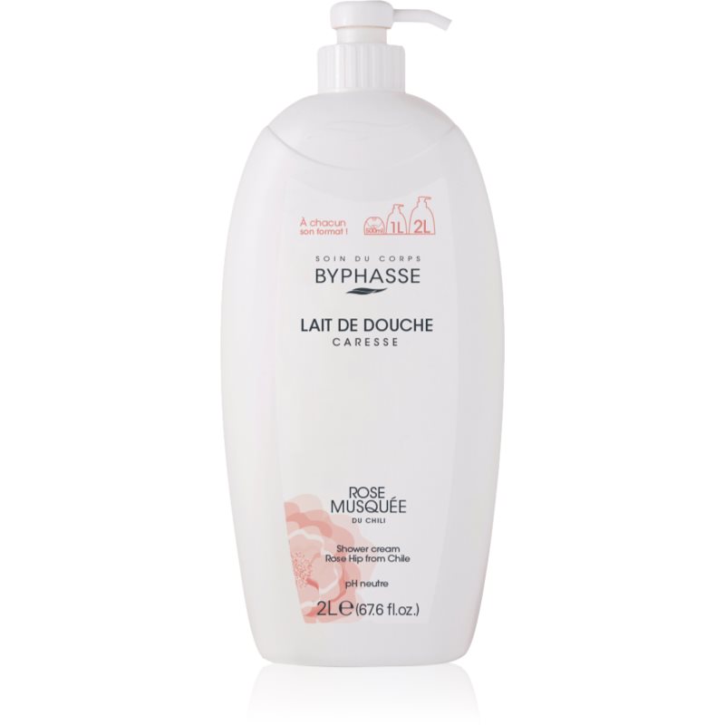 BYPHASSE Rose Hip cremă pentru duș 2000 ml