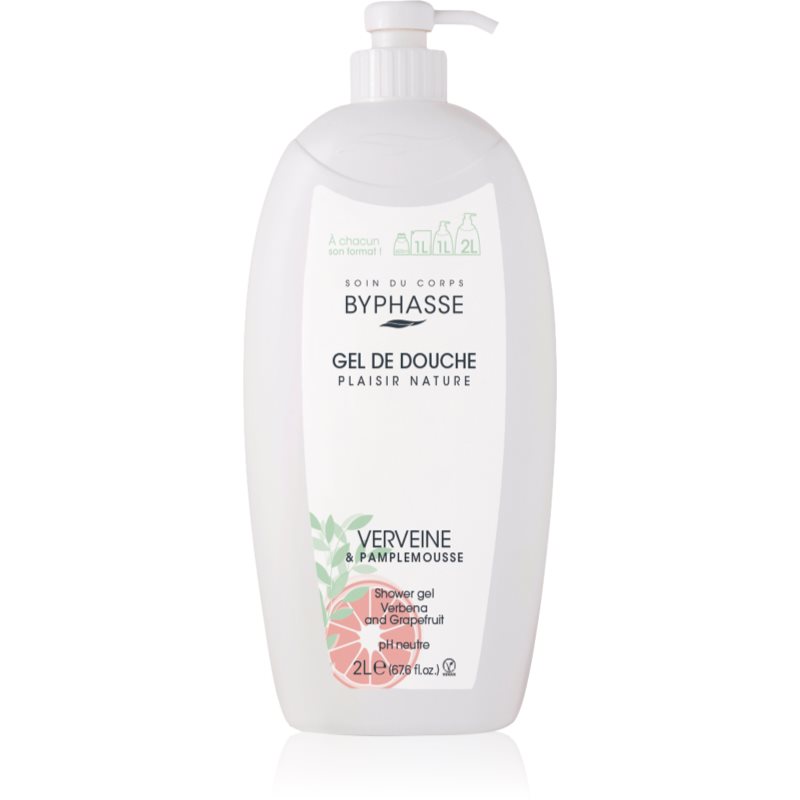BYPHASSE Verbena & Grapefruit gel de duș 2000 ml