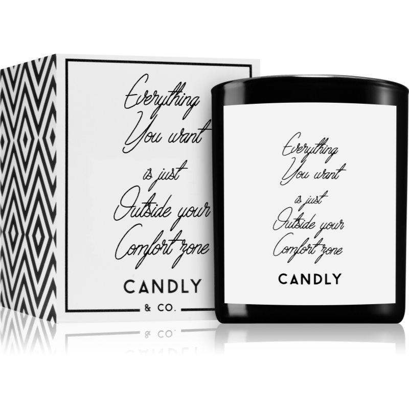 Candly & Co. Everything you want is just outside your comfort zone lumânare parfumată 250 g