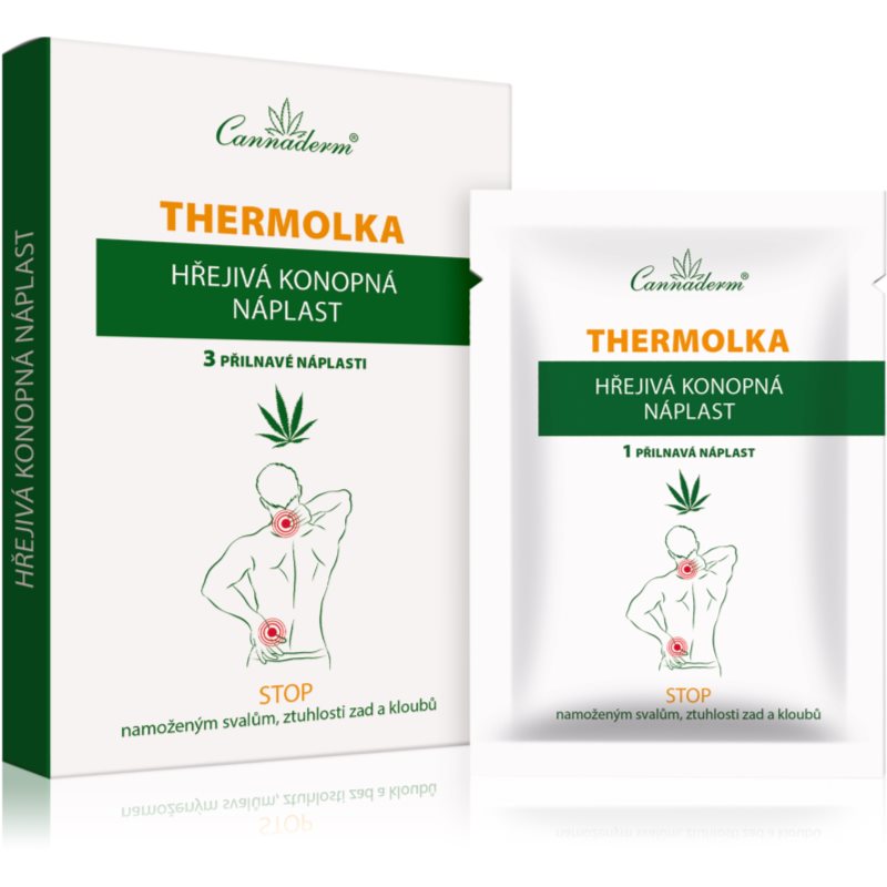 Cannaderm Thermolka plasture termic 3 buc