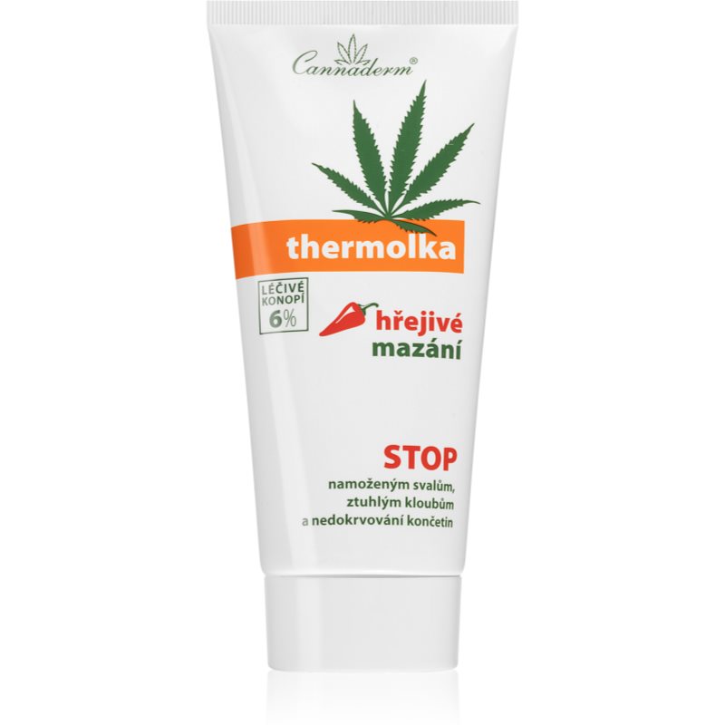 Cannaderm Thermolka warm lubrication crema pentru masaj cu efect termogen 200 ml