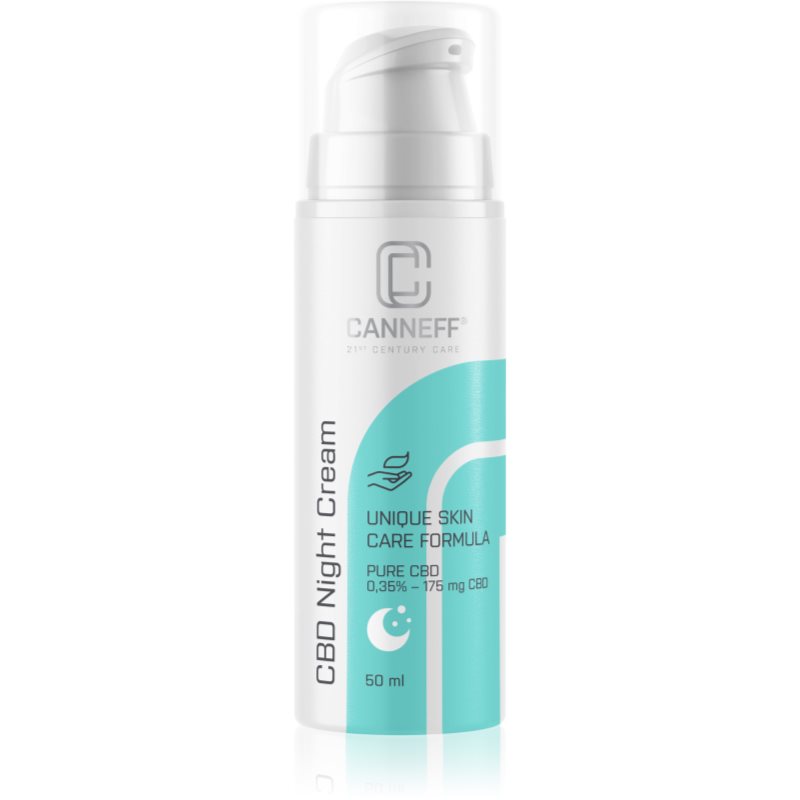 Canneff Balance CBD Night Creme Nachtcreme gegen sämtliche Alterserscheinungen 50 ml