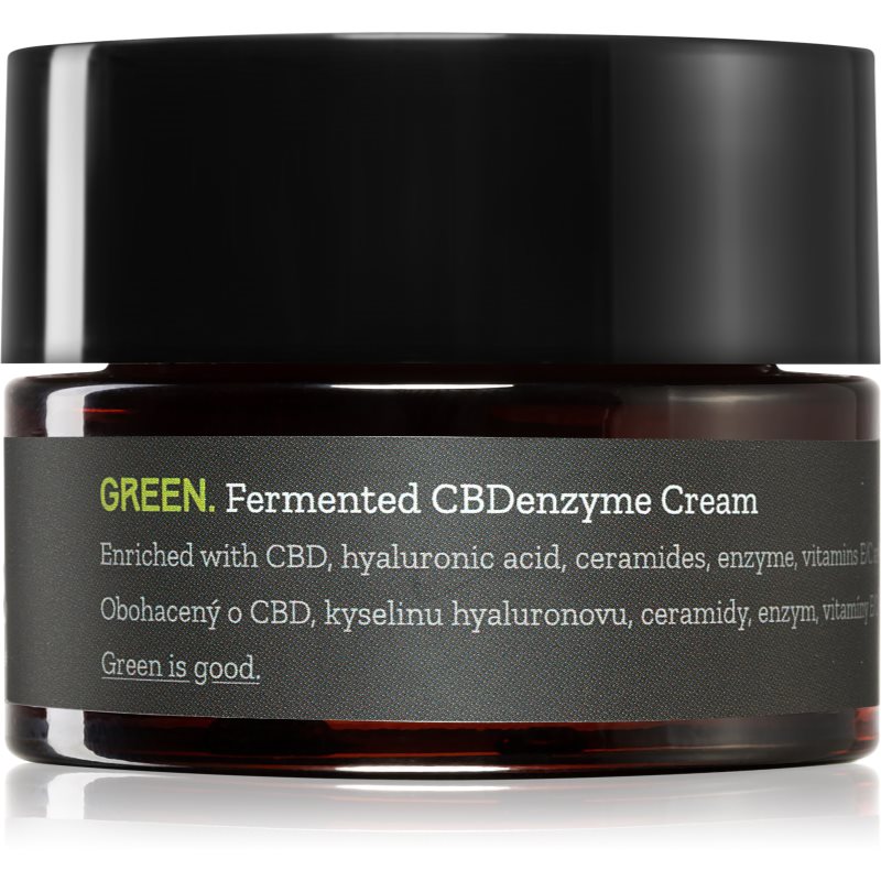 Canneff Green Fermented CBDenzyme Cream tratament intens de intinerire cu CBD 50 ml