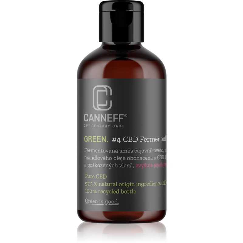 Canneff Green CBD Fermented Hair Oil ulei pentru par cu ingrediente fermentate 100 ml