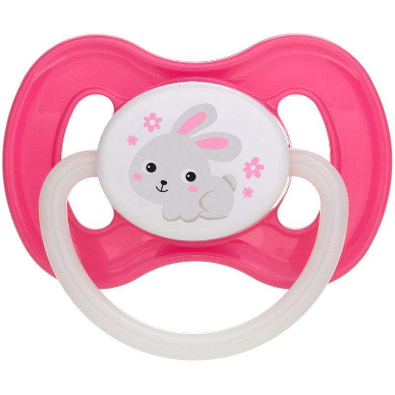 Canpol babies Bunny & Company 6-18m suzetă Pink 1 buc