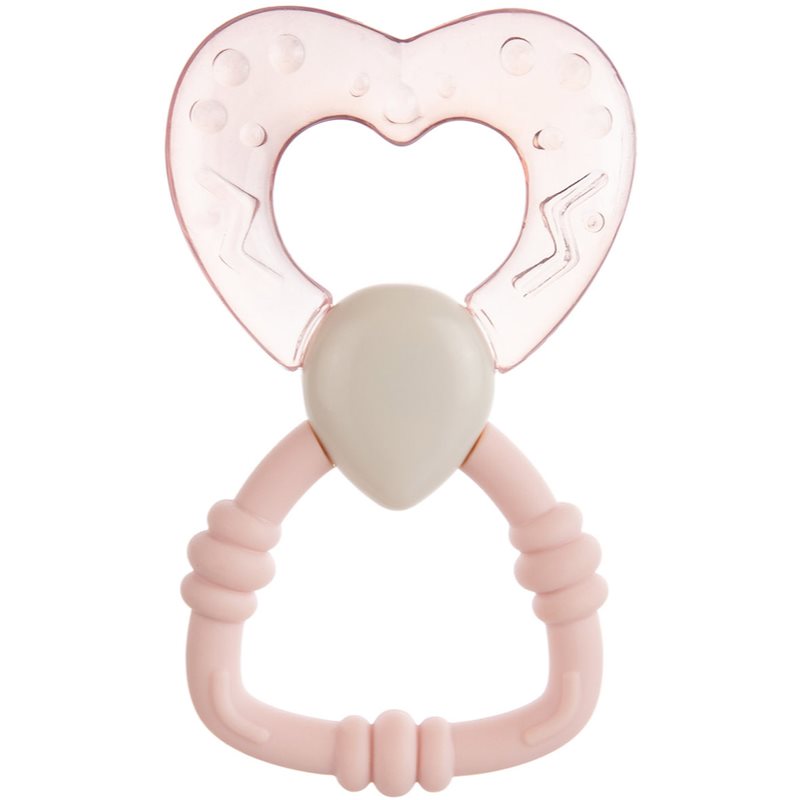 Canpol babies Teethers Water jucărie pentru dentiție cu zornăitoare 3m+ Pink 1 buc