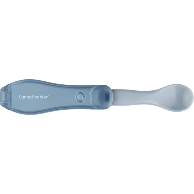 Canpol babies Travel Spoon linguriță pliantă pentru călătorie Blue 1 buc