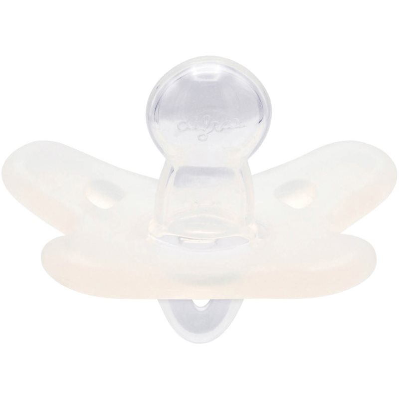 Canpol babies 100% Silicone Soother 0-6m Symmetrical suzetă White 1 buc