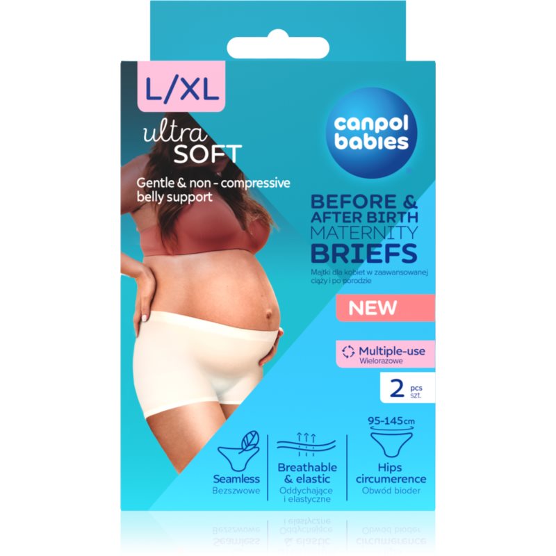Canpol babies Maternity Briefs chiloți pentru sarcină și post-partum 2 in 1 mărime L/XL 2 buc