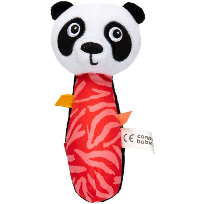 Canpol babies BabiesBoo Sensory Toy with Squeaker jucărie fluierătoare Panda 1 buc