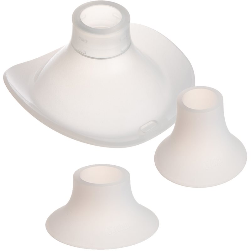 Canpol babies Replacement Silicone Parts for Breast Pumps Flanges & Inserts Set (24/21/19mm)  Hands-Free 3 buc