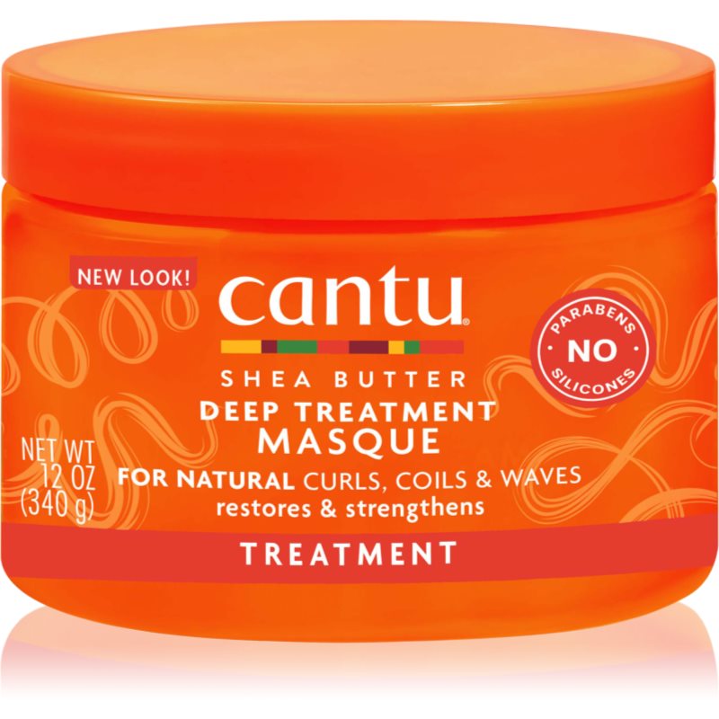 CANTU Shea Butter Deep Treatment Mask masca profund reparatorie pentru par ondulat si cret 340 g