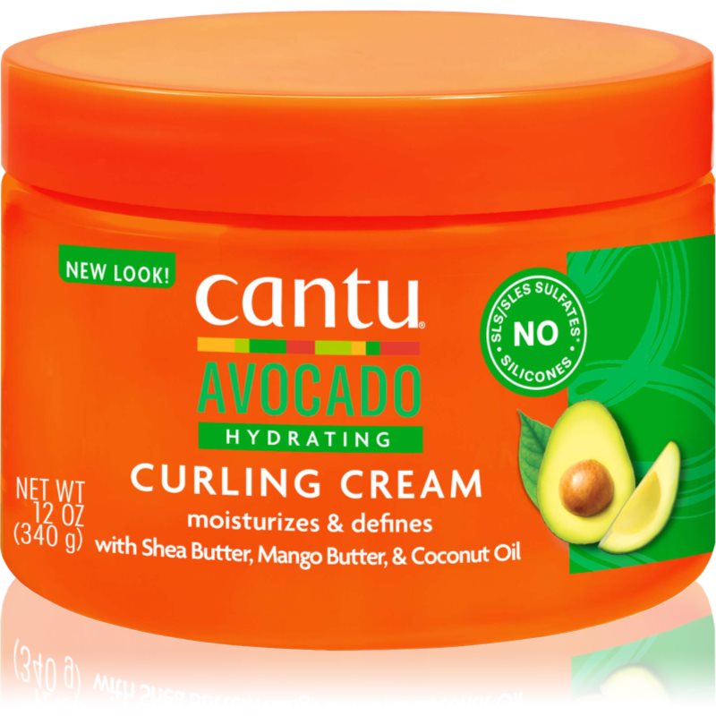 CANTU Avocado Curling Cream crema de par pentru păr creț 340 g CANTU Avocado Curling Cream crema de par pentru păr creț 340 g