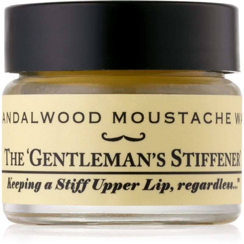 Captain Fawcett Moustache Wax The Gentleman\'s Stiffener ceara pentru mustata Sandalwood 15 ml