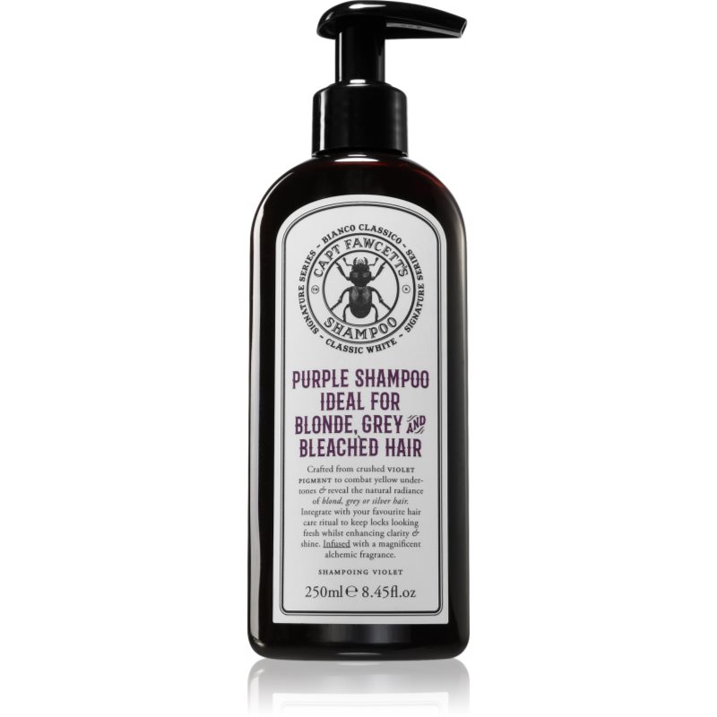 Captain Fawcett Shampoo Purple sampon tonifiant cu violete pentru par grizonat 250 ml