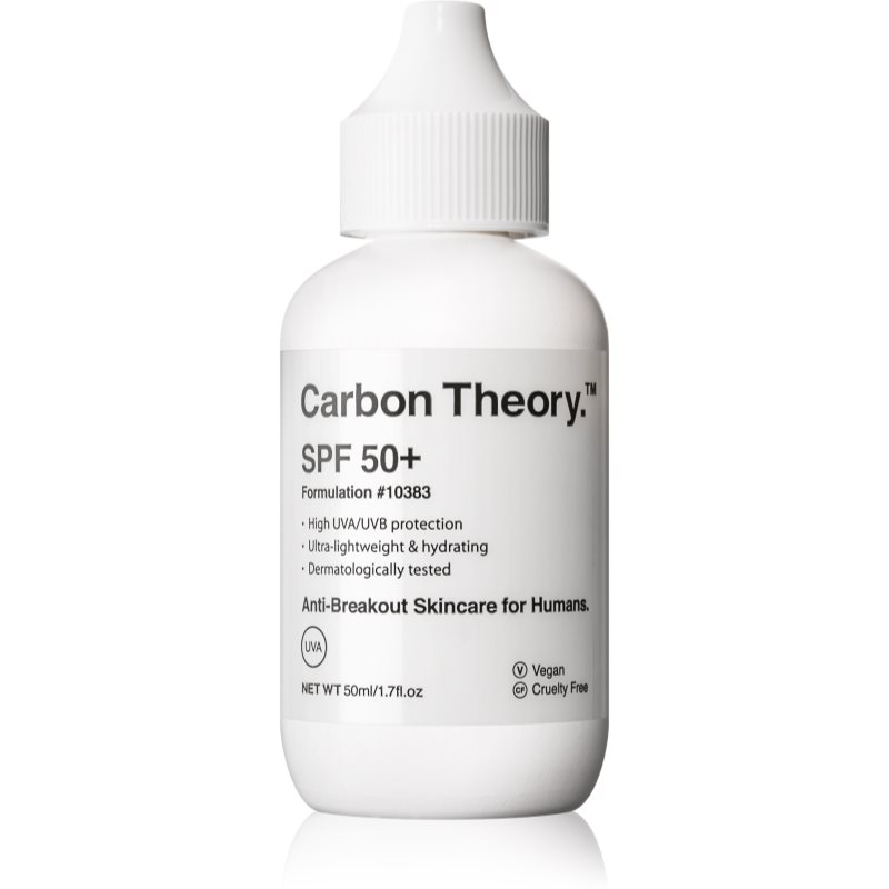 Carbon Theory SPF 50+ loțiune protectoare hidratantă SPF 50+ 50 ml