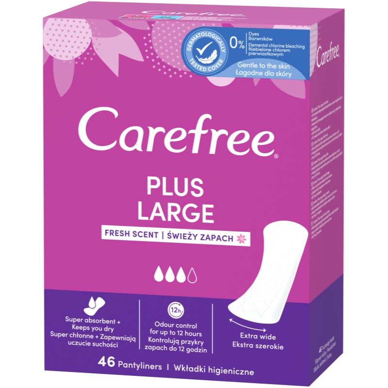 Carefree Plus Large Fresh Scent absorbante 46 buc