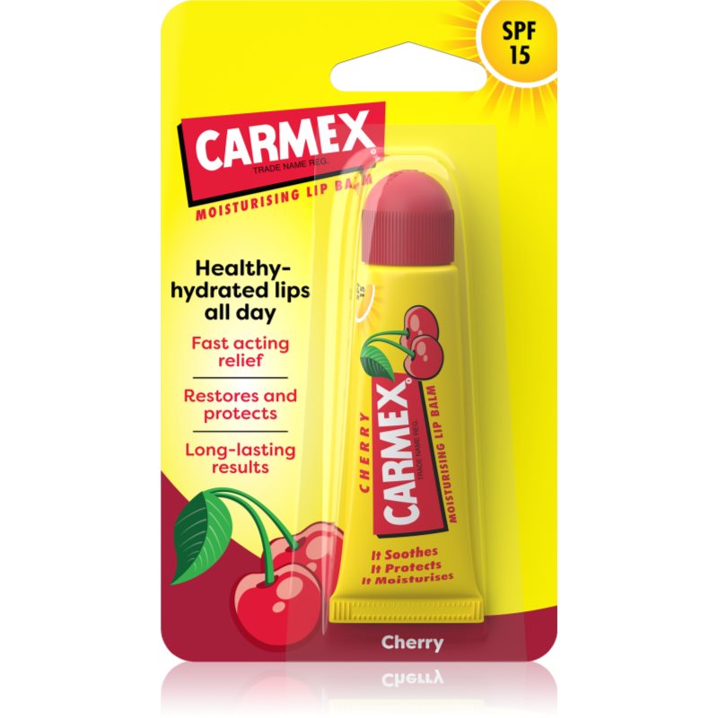 Carmex Cherry balsam de buze într-un tub SPF 15 10 g