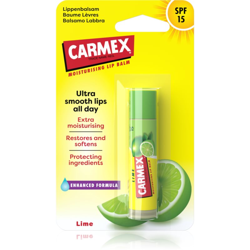 Carmex Lime Twist balsam pentru buze cu efect hidratant SPF 15 4,25 g