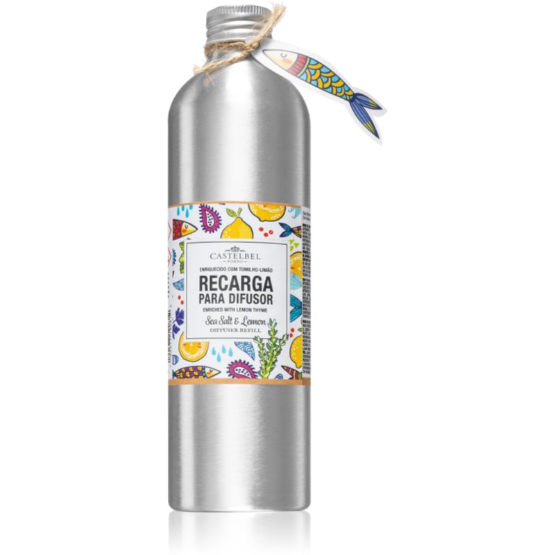 Castelbel Sardine Sea Salt & Lemon reumplere în aroma difuzoarelor 250 ml