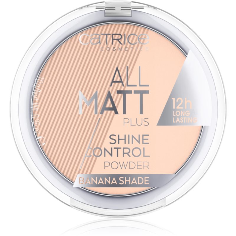 Catrice All Matt Plus pudra matuire culoare 002 banana shade 10 g