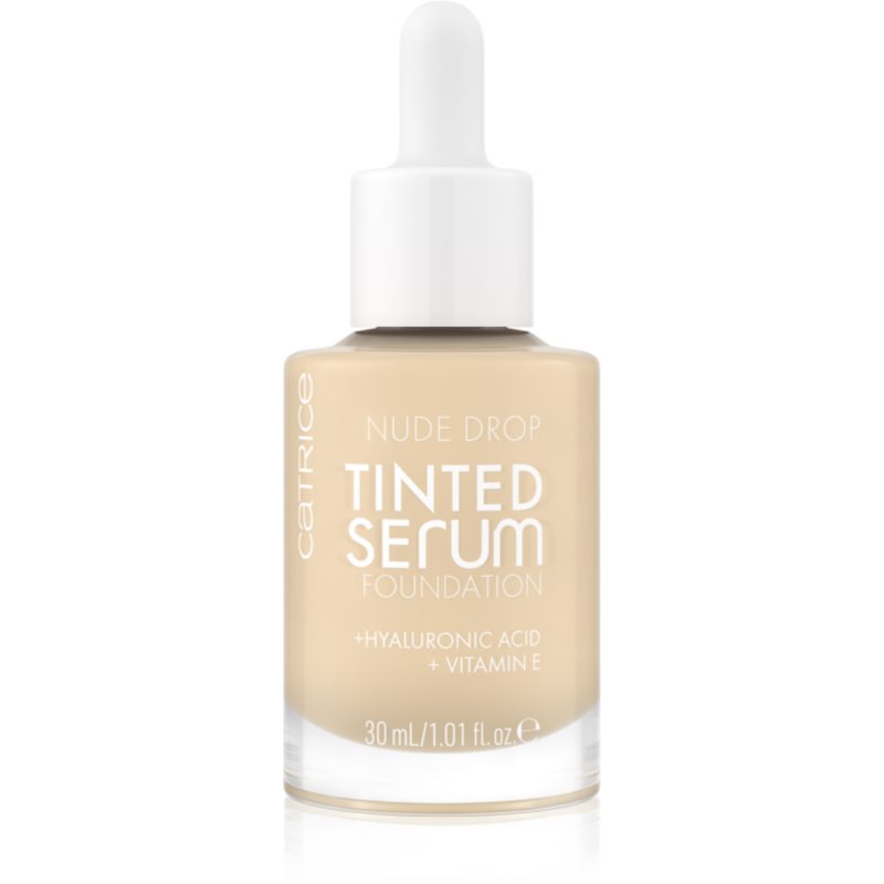 Catrice Nude Drop Tinted Serum Foundation machiaj de îngrijire culoare 001N 30 ml
