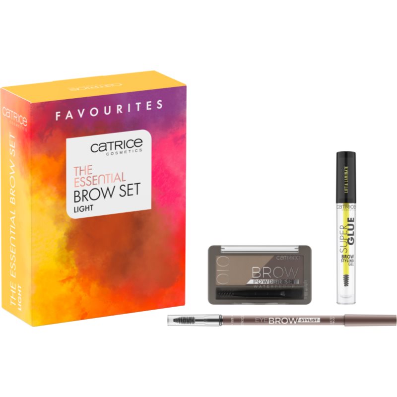 Catrice The Essential Brow set pentru sprancene Light culoare