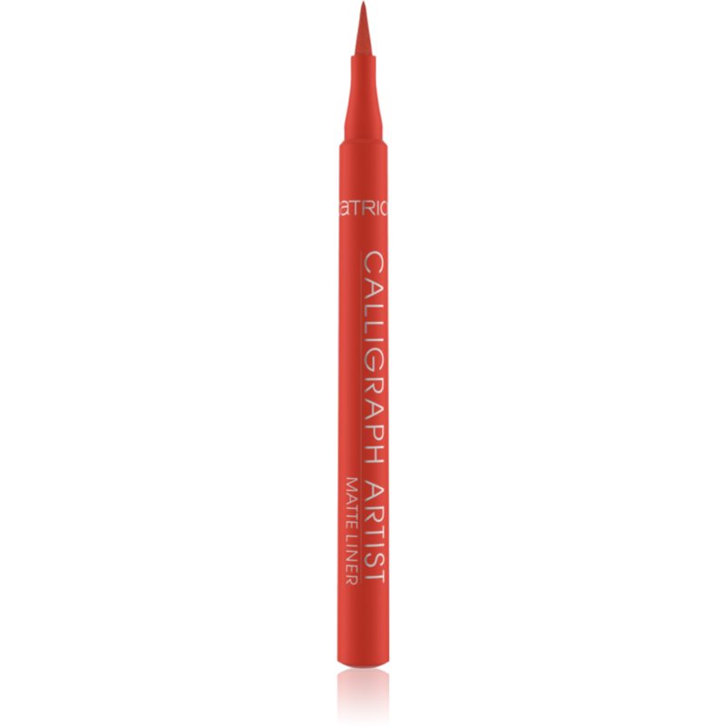 Catrice Calligraph Artist Matte tuș de ochi tip cariocă cu efect matifiant culoare 080 Bloody Mary 1,1 ml