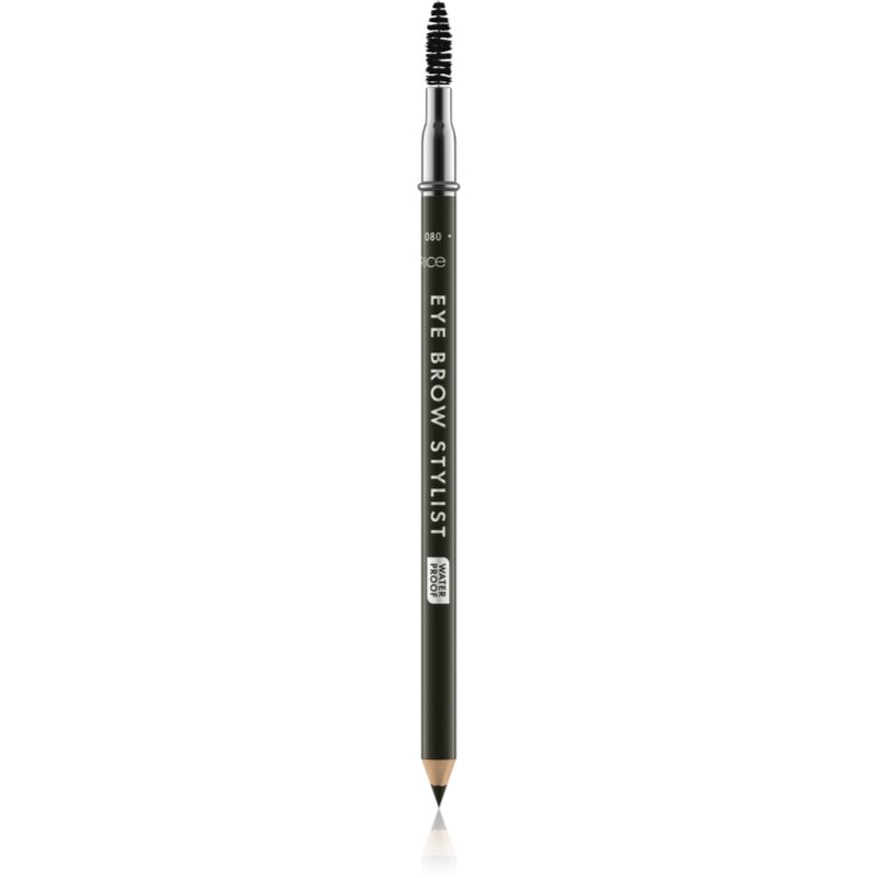 Catrice Eye Brow Stylist creion pentru sprancene cu pensula culoare 080 Back To Black 1 g