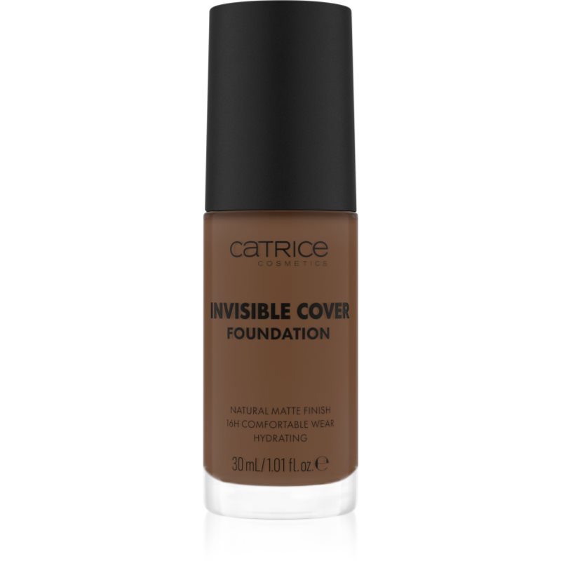 Catrice Invisible Cover Foundation makeup lichid cu efect matifiant culoare 062W 30 ml