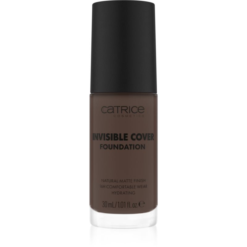 Catrice Invisible Cover Foundation makeup lichid cu efect matifiant culoare 087N 30 ml