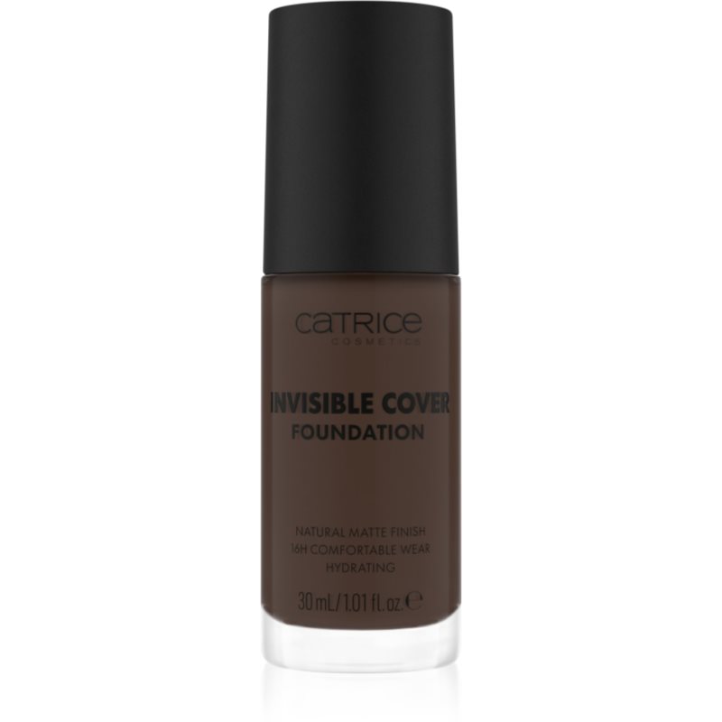 Catrice Invisible Cover Foundation makeup lichid cu efect matifiant culoare 085N 30 ml