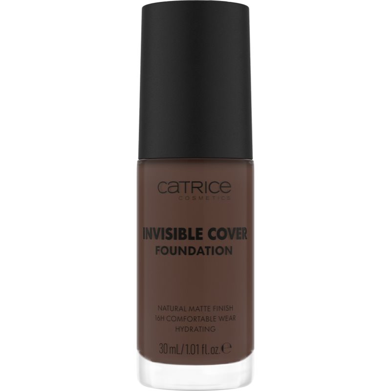 Catrice Invisible Cover Foundation makeup lichid cu efect matifiant culoare 090N 30 ml