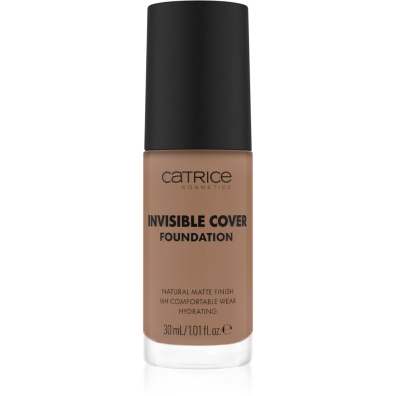 Catrice Invisible Cover Foundation makeup lichid cu efect matifiant culoare 047W 30 ml