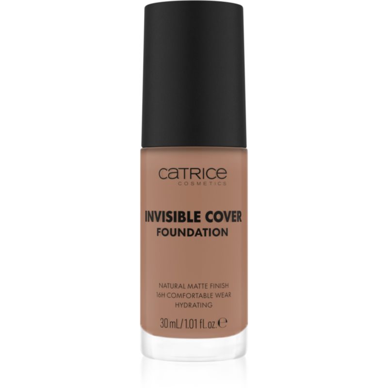 Catrice Invisible Cover Foundation makeup lichid cu efect matifiant culoare 050C 30 ml