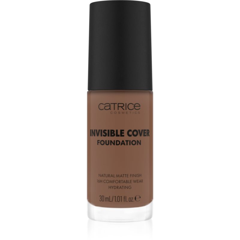 Catrice Invisible Cover Foundation makeup lichid cu efect matifiant culoare 057C 30 ml