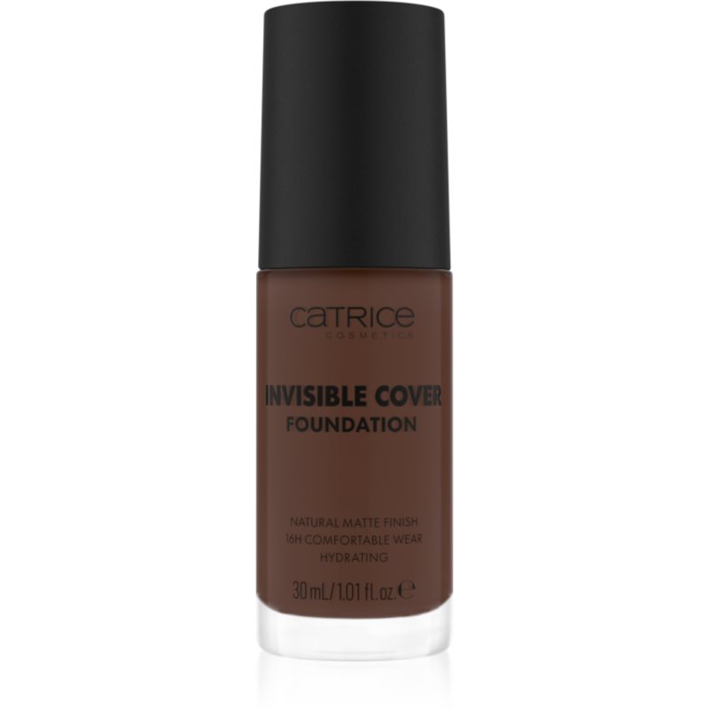 Catrice Invisible Cover Foundation makeup lichid cu efect matifiant culoare 072C 30 ml