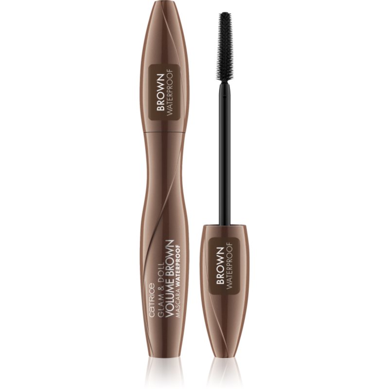 Catrice Glam & Doll Volume Brown mascara rezistent la apa pentru alungire, rotire si volum 10 ml Catrice Glam & Doll Volume Brown mascara rezistent la apa pentru alungire, rotire si volum 10 ml