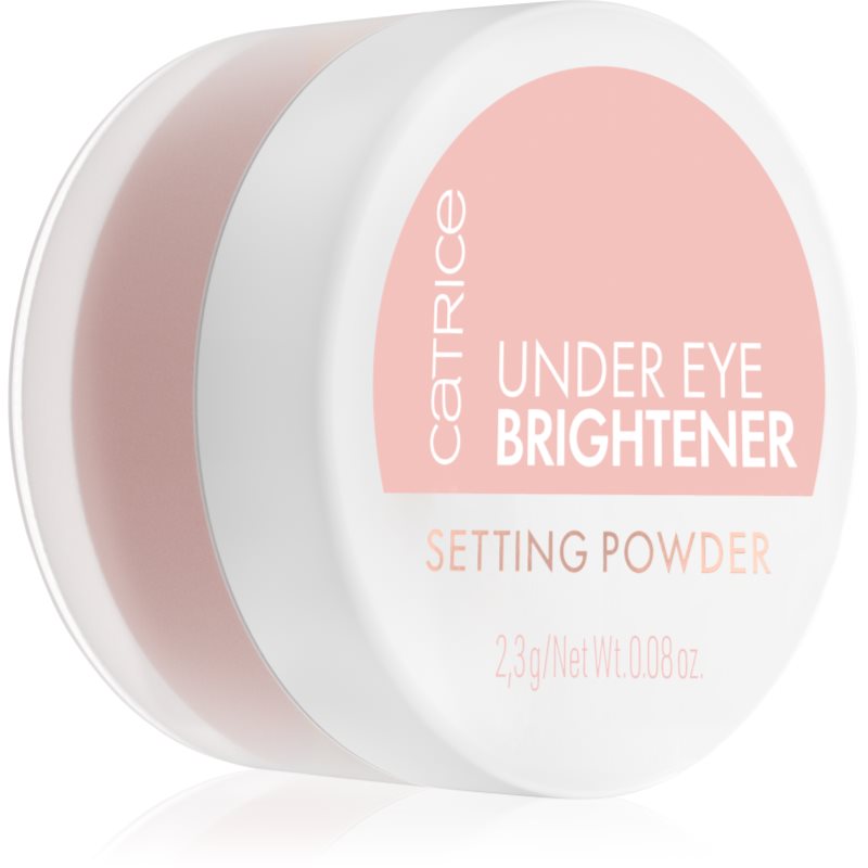 Catrice Under Eye Brightener pudra de fixare cu efect de hidratare culoare 010 Light Rose 2.3 g