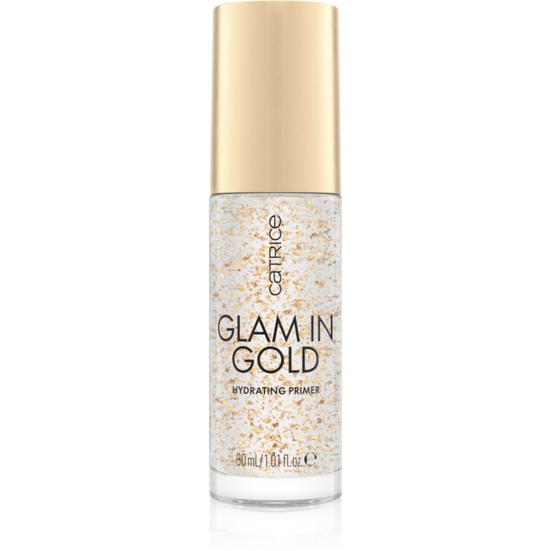 Catrice Glam In Gold Hydrating Primer baza hidratantă de machiaj cu aur de 24 de karate culoare 010 Oh My Goldness 30 ml