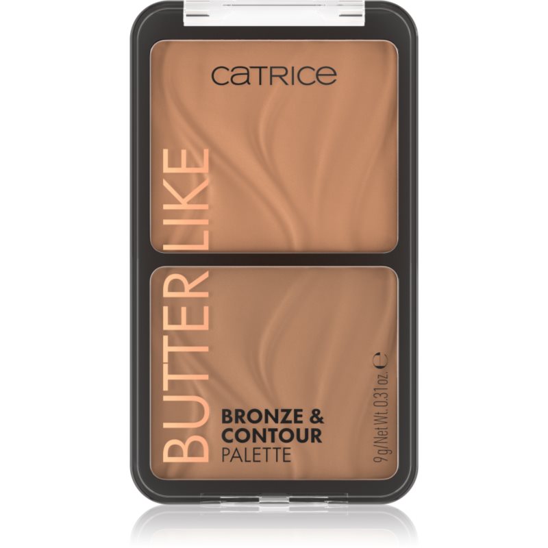 Catrice Butter Like Bronze & Contour Patela pentru conturul fetei cu efect autobronzant culoare 010 Born To Shape 9 g Catrice Butter Like Bronze & Contour Patela pentru conturul fetei cu efect autobronzant culoare 010 Born To Shape 9 g