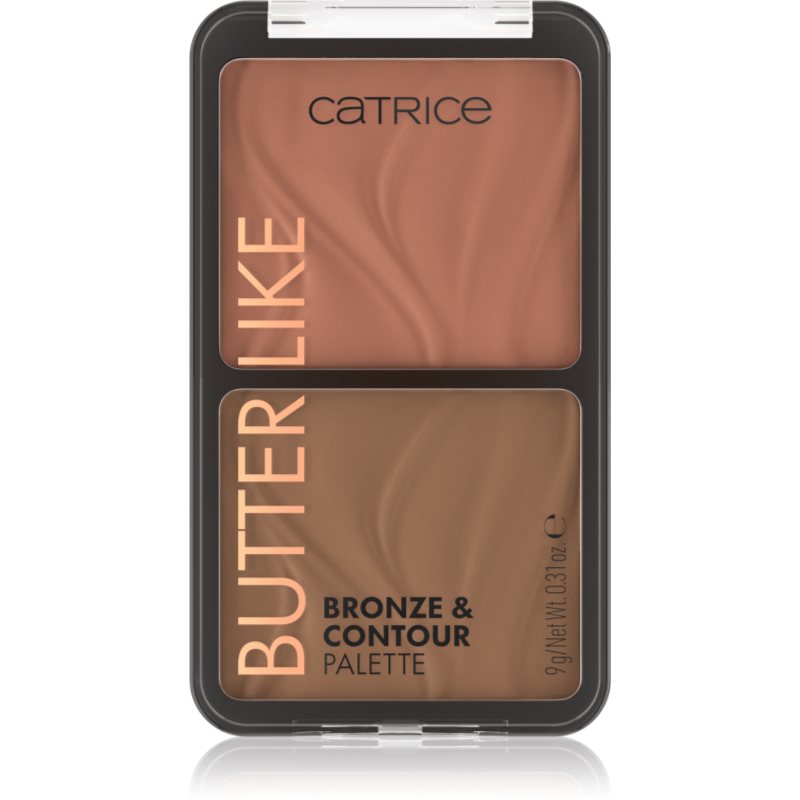 Catrice Butter Like Bronze & Contour Patela pentru conturul fetei cu efect autobronzant culoare 020 Shape It My Way 9 g Catrice Butter Like Bronze & Contour Patela pentru conturul fetei cu efect autobronzant culoare 020 Shape It My Way 9 g