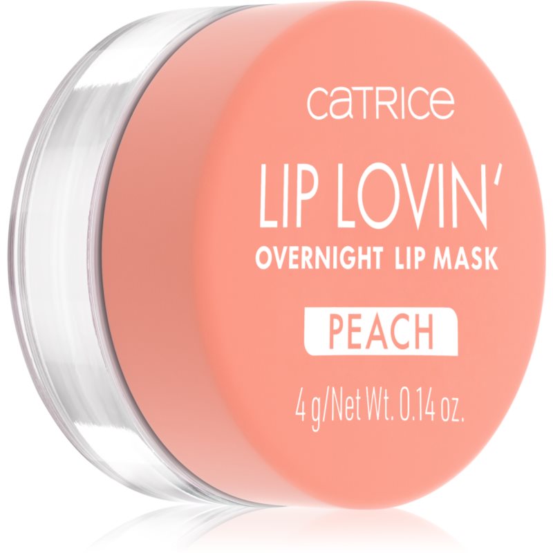 Catrice Lip Lovin\' mască hidratantă pentru buze pentru noapte culoare 030 Feelin\' Peachy 4 g