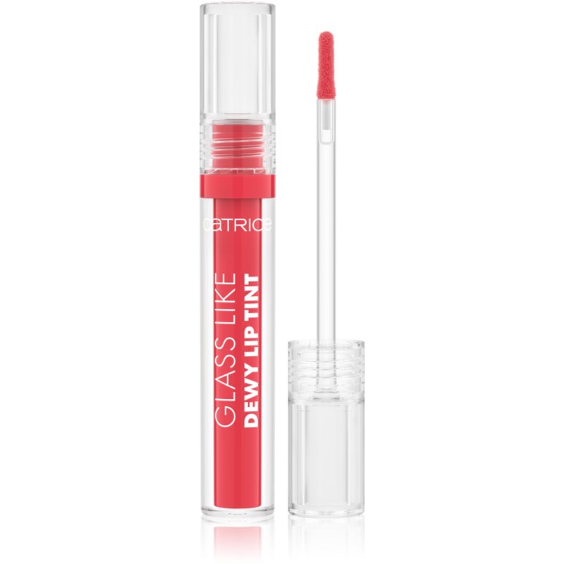 Catrice Glass Like Dewy Lip Tint luciu de buze intens pigmentat cu efect de hidratare culoare 020 Look At Me! 3 ml