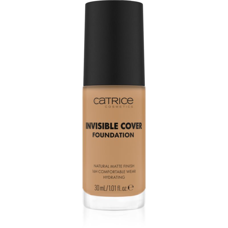 Catrice Invisible Cover Foundation makeup lichid cu efect matifiant culoare 033W 30 ml