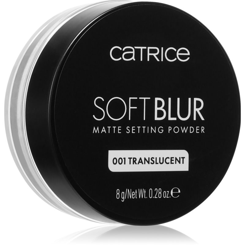 Catrice Soft Blur Matte pudră liberă pentru fixare culoare 001 Translucent 8 g
